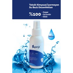 Superox Hipokloröz (HoCl) Alkolsüz El Cilt  ve yara  Dezenfektanı 100ml