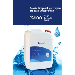 Alkolsüz El  ,Cilt  Ve Yara çevresi Hipokloröz (HoCl) Antiiseptik Dezenfektanı - 10Lt