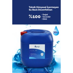 Alkolsüz El  ,Cilt  Ve Yara çevresi Hipokloröz (HoCl) Antiiseptik Dezenfektanı - 30Lt