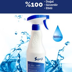 Superox Hipokloröz (HoCl) Alkolsüz El Cilt  ve Yara Çevresi Dezenfektanı 500ml