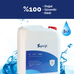 Alkolsüz El  ,Cilt  Ve Yara çevresi Hipokloröz (HoCl) Antiiseptik Dezenfektanı - 5L